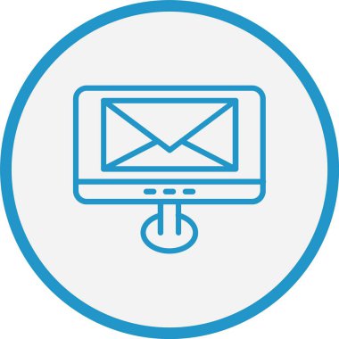 E- posta Satırı Mavi Çember