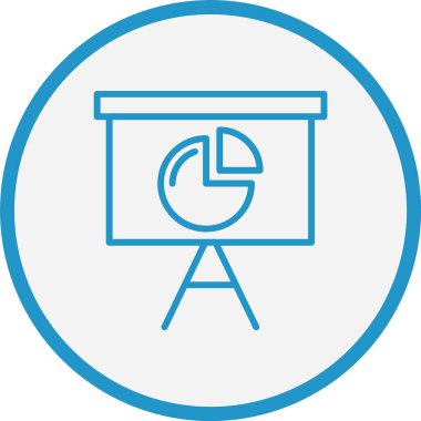 Pasta Çizelgesi Mavi Çember