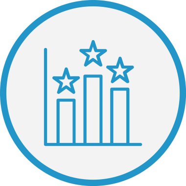 Beğeni Çizgisi Mavi Çember