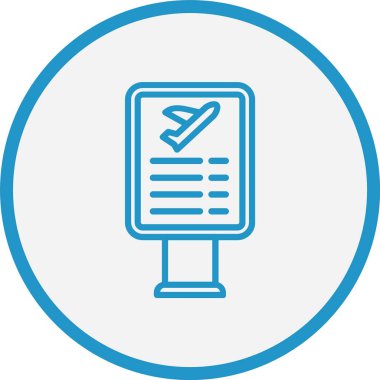 Zaman Çizgisi Mavi Çember