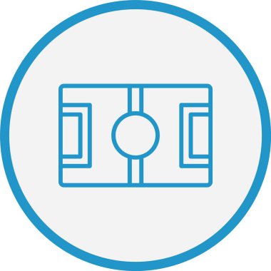 Futbol Sahası Mavi Çember