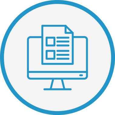 Uygulama Satırı Mavi Çember