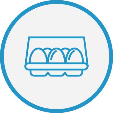 Yumurta Çizgisi Mavi Çember