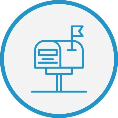 Posta Kutusu Mavi Çember