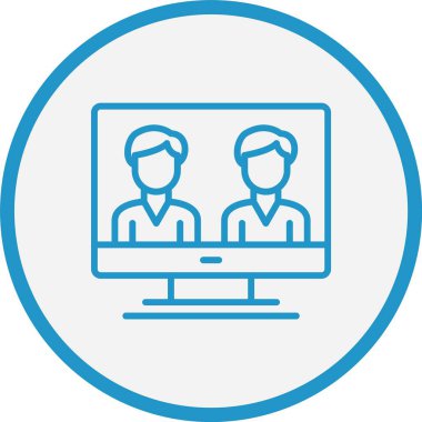 Takım Çizgisi Mavi Çember