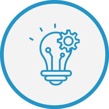 Yenilik Çizgisi Mavi Çember