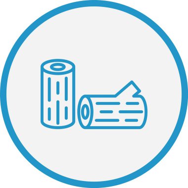 Günlük Kaydı Çizgisi Mavi Çember