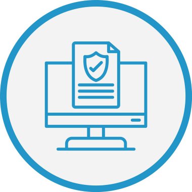 Çevrimiçi Sigorta Hattı Mavi Çember