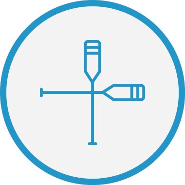 Kürek Çizgisi Mavi Çember