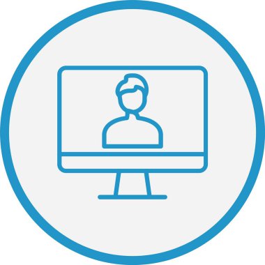 Kullanıcı Satırı Mavi Çember