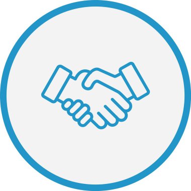 Anlaşma Çizgisi Mavi Çember