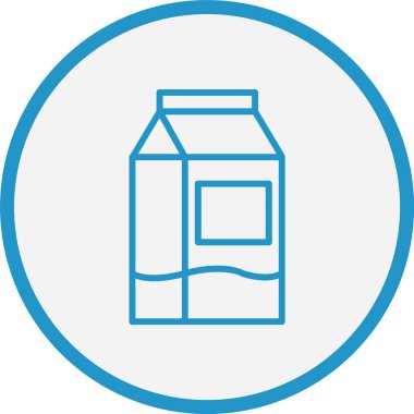 Süt Çizgisi Mavi Çember