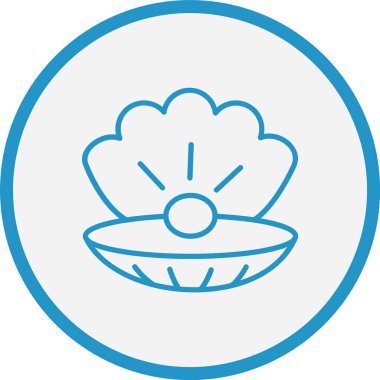 İnci Çizgisi Mavi Çember