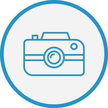 Fotoğraf Makinesi Mavi Çember