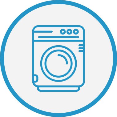 Çamaşır Makinesi Hattı Mavi Çember