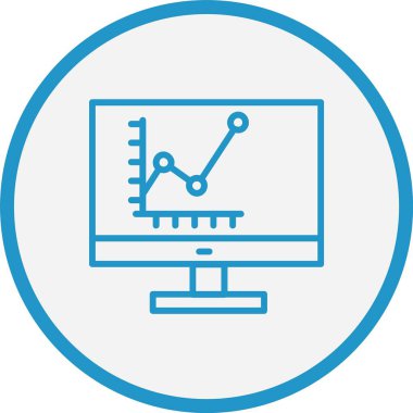 Analiz Çizgisi Mavi Çember