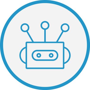 Chatbot Hattı Mavi Çember
