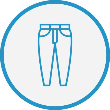 Kot Çizgisi Mavi Çember