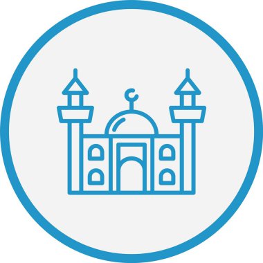 Cami Hattı Mavi Çember