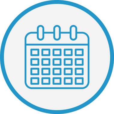 Zaman Çizgisi Mavi Çember