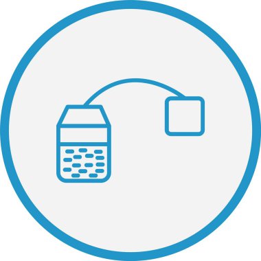 Çay Torbası Mavi Çember