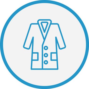 Ceket Çizgisi Mavi Çember