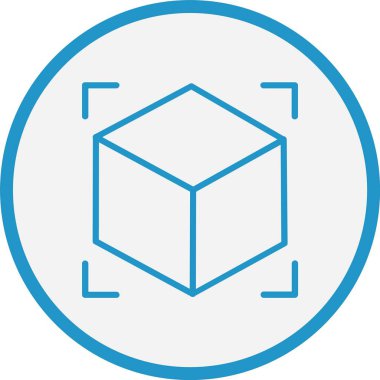 Küp Çizgisi Mavi Çember