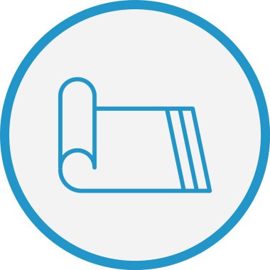 Yoga Mat Hattı Mavi Çember