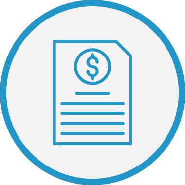 Fatura Satırı Mavi Çember