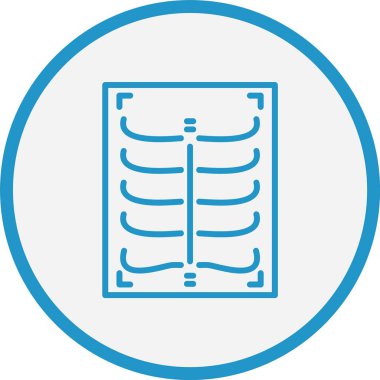 Xray Çizgisi Mavi Çember