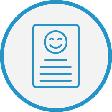 İyi İnceleme Satırı Mavi Çember