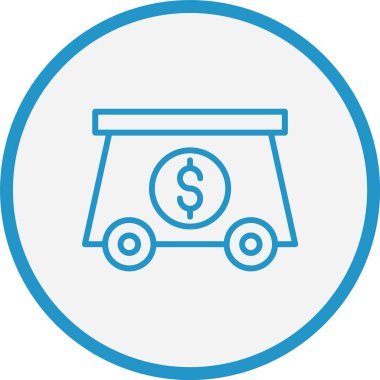 Madencilik Araç Hattı Mavi Çember