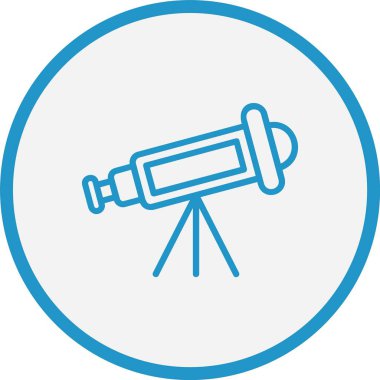 Astronomi Çizgisi Mavi Çember