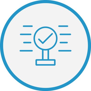 Kabul Satırı Mavi Çember