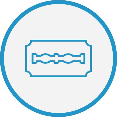 Bıçak Çizgisi Mavi Çember