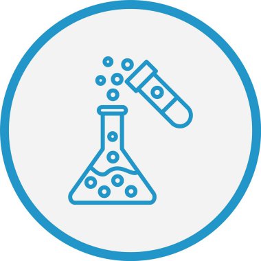 Deney Çizgisi Mavi Çember