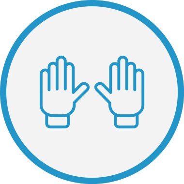 Eldiven Çizgisi Mavi Çember