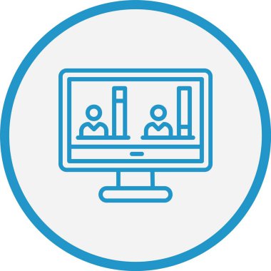 Sıralama Çizgisi Mavi Çember