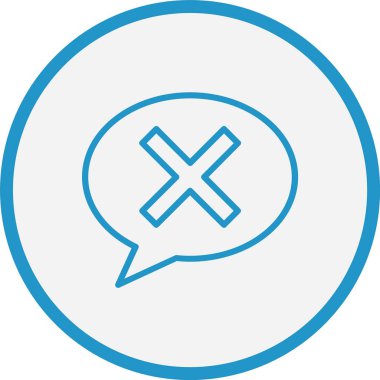 Reddetme Satırı Mavi Çember