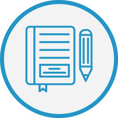 Not Çizgisi Mavi Çember