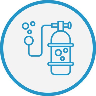 Oksijen Silindiri Mavi Çember