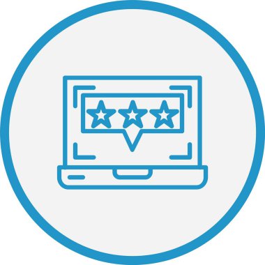 Beğeni Çizgisi Mavi Çember