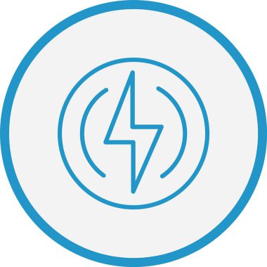 Flash Işık Çizgisi Mavi Çember