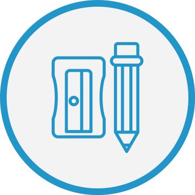 Geometri Çizgisi Mavi Çember