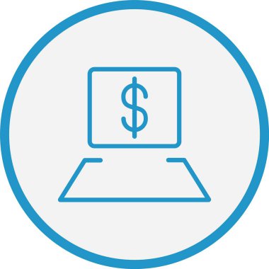 Fikir Çizgisi Mavi Çember