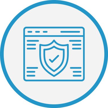 İnternet Güvenlik Hattı Mavi Çember