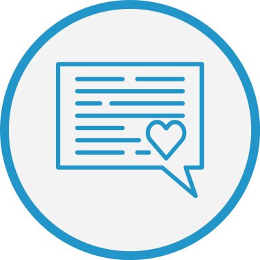 İleti Çizgisi Mavi Çember