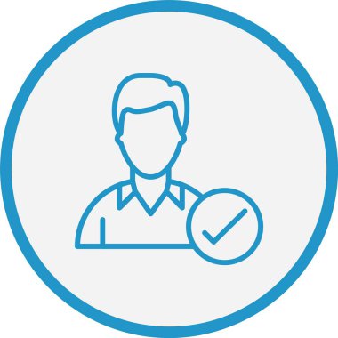 Onaylanmış Aday Satırı Mavi Çember