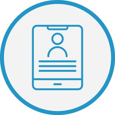 Kayıt Satırı Mavi Çember