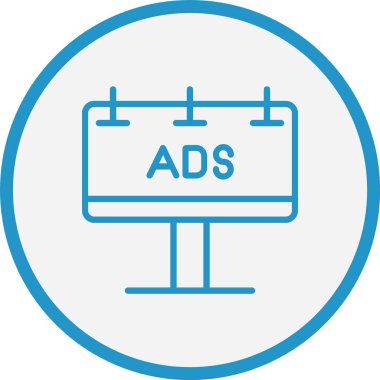 Eklenti Çizgisi Mavi Çember